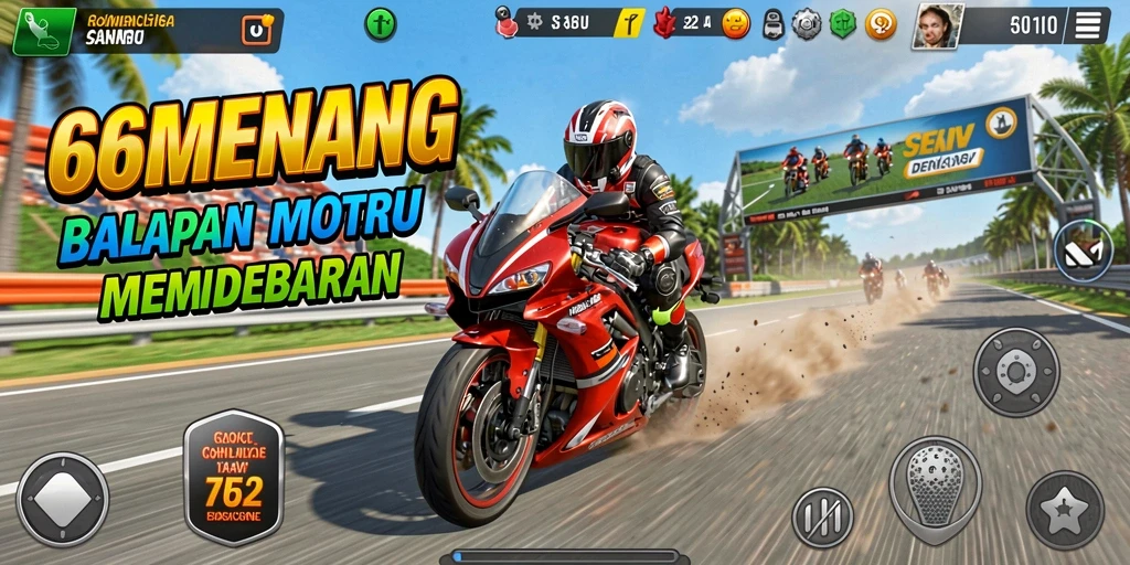 Tampilan gameplay seru dan mendebarkan di 66MENANG.