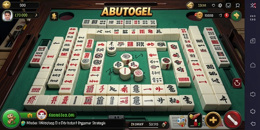 Tampilan gameplay Mahjong yang seru dan menantang.
