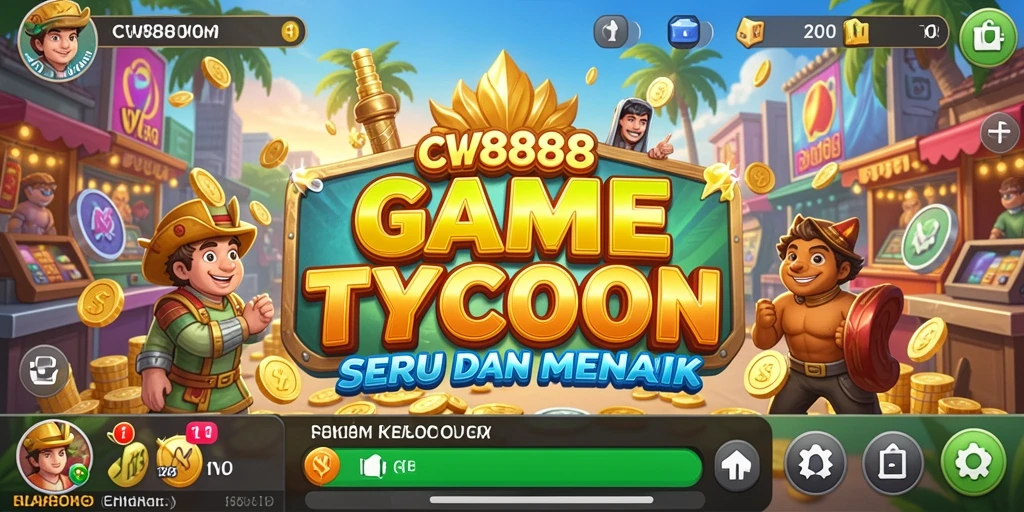 Tampilkan gameplay seru dalam CW8888 yang penuh strategi Tycoon.