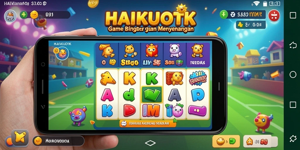 Screenshot gameplay HAIKUOTK menampilkan keseruan bermain Bingo.