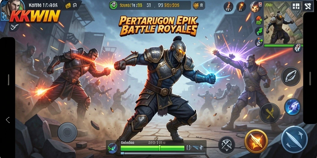 Tampilkan aksi seru dalam pertempuran Battle Royale