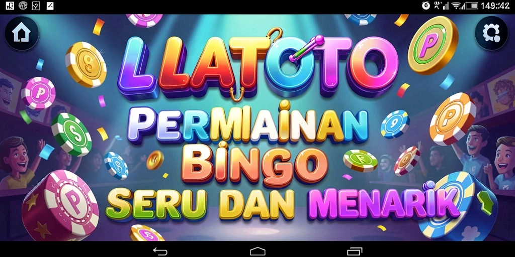 Tampilan gameplay LATOTO yang menegangkan dalam permainan Bingo.
