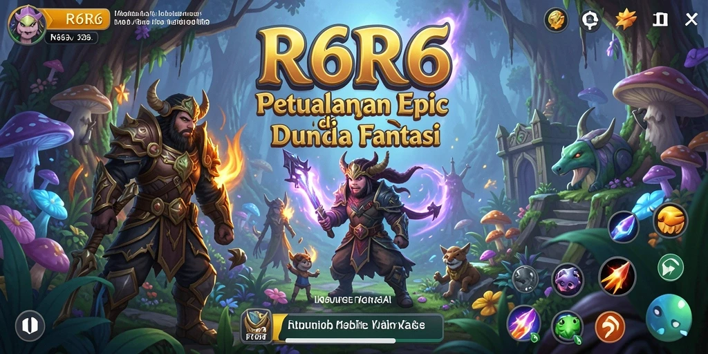 Gameplay R6R6 dengan pertarungan dan eksplorasi yang mendebarkan.