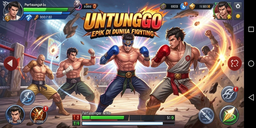 Gameplay seru dan menegangkan di UNTUNGGO.